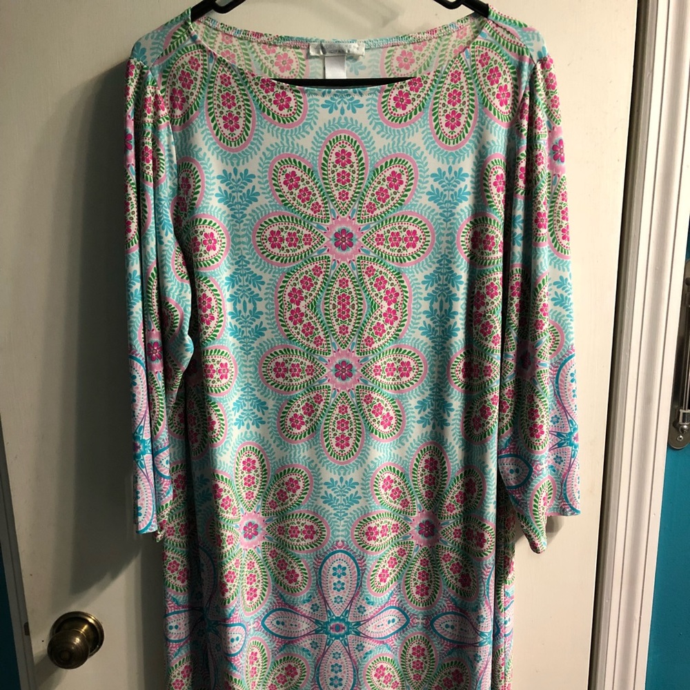 Knee length stretchy dress